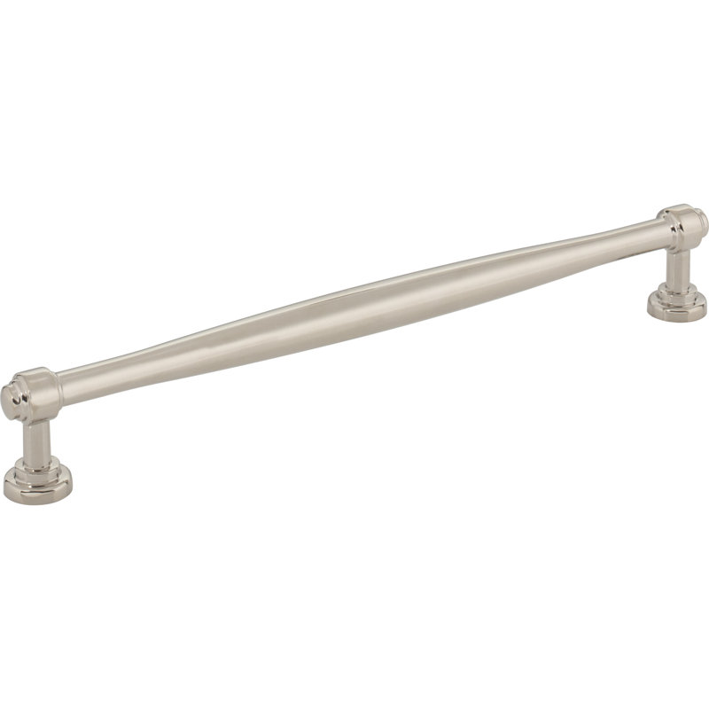 Ulster Bar Pull, Polished Nickel, 8 13/16" Center to Center