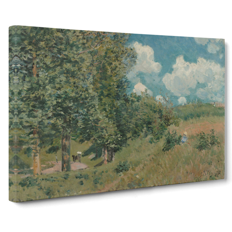 Versailles Route by Alfred Sisley - Wrapped Canvas Painting, 50cm H x 76cm W x 3cm D