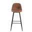Blakesburg Upholstered Counter Stool with Metal Frame-868600543