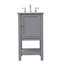 Ensemble de meuble-lavabo simple 19 po Narron-345642388