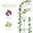 2 Pack Garden Trellis Arched Fencing for Climbing Plants Outdoor 60" x 18", Plant Metal Clematis