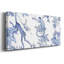 «Blue Monkey Land Toile I», toile tendue avec châssis - prête à être accrochée-1407211412