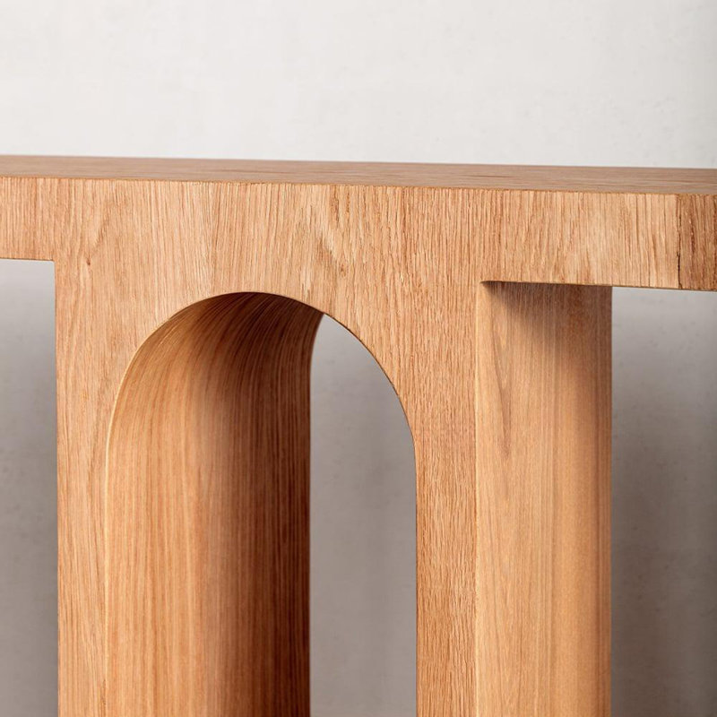 Modern Minimalist Art Console Table, 31.5" H x 47.24" W x 13.78" D