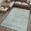 Tapis turquoise / crème Alvieri-211034120