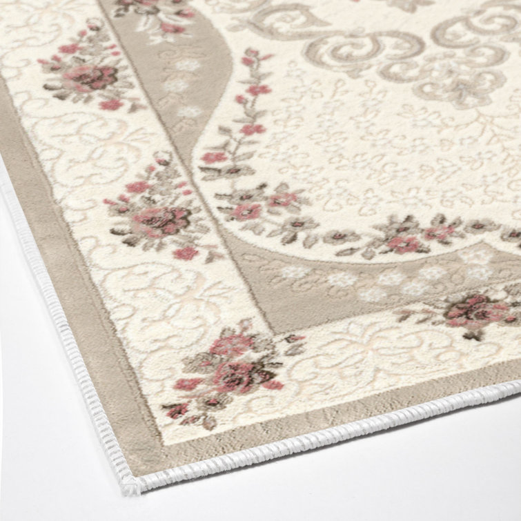 Bless international Floral 2 Piece Bath Rug Set