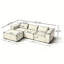 Canapés modulaires compressés 107 po (beige)-579082265