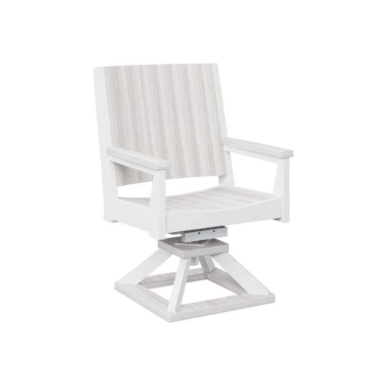 Chaise berçante berçante pivotante Berlin, Coquillage