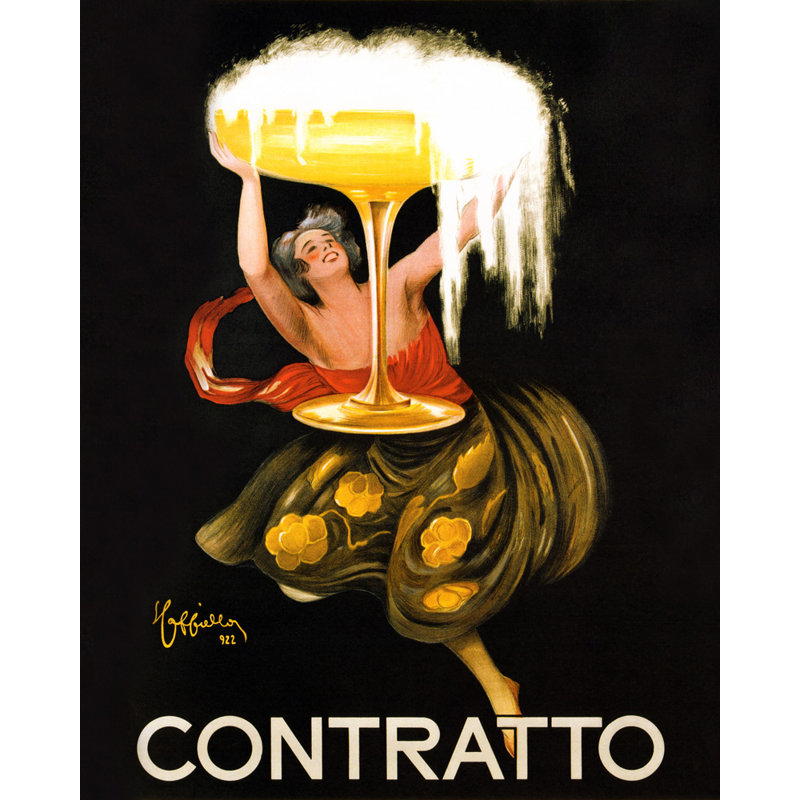 Contratto, 18" H x 14" W