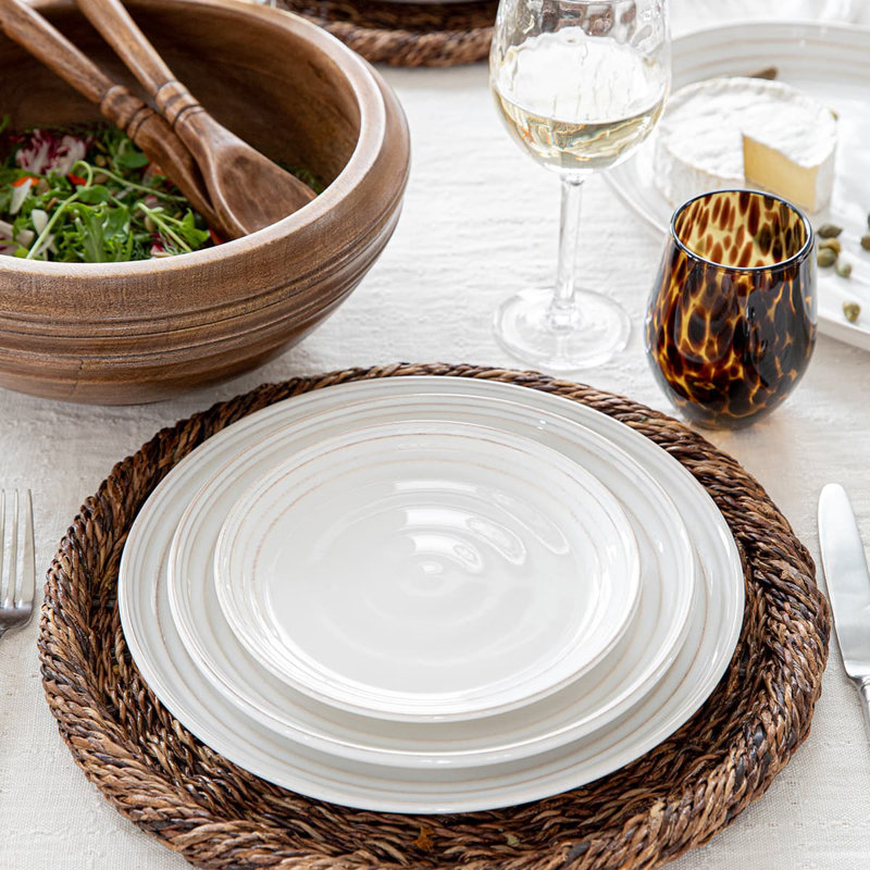 Bilbao 5 - Piece Place Setting, Whitewash