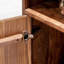 Buffet simple en bois massif avec rangement-1030540074