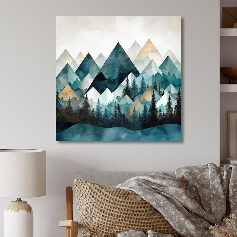 Palig Palig Minimalisme Winter Mountains I, H 23 po x l 23 po x P 1 po