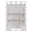 Wooden Greenhouse Cold Frame with 4 Independent Skylights and 2 Folding Middle Shelves, Walk-in Outdoor Greenhouse-96332404