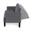 Velvet Futon Couch Convertible-1339343011