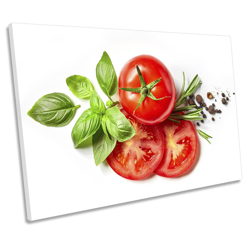 Tomato Fresh Food Kitchen - Wrapped Canvas Print, 30.5cm H x 45.7cm W x 2cm D