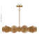 Abbott 5-Light Pendant in Distressed Gold by Breegan Jane