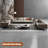 Khaki Genuine Leather Modular Sofa cushion couch-109304993-109304996-109304991