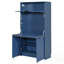 Garde-manger compact avec huche, poste de travail pliable et tablette réglable, armoire de rangement multifonctionnelle pour la salle à manger et le salon-1420385753