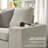 Saidee Chenille Abstract Arm Loveseat-564118547-573012931