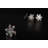 Shimmer Snowflake Brass Stainless Steel