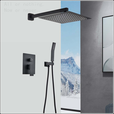 12-Inch Wall Mounted Rain Shower System