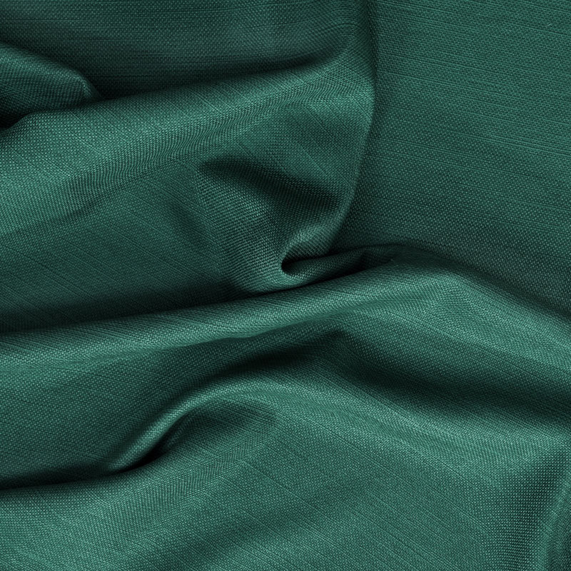 Helprin Semi Sheer Curtains Single Panel, Green