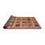 Tapis beige / rouge / bleu-313676977