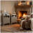 Set of 2 18" Fluted 2-Drawer Nightstands, Modern Beige Bedroom Bedside Tables, Sofa Side End Tables with Storage-129366148-129366147