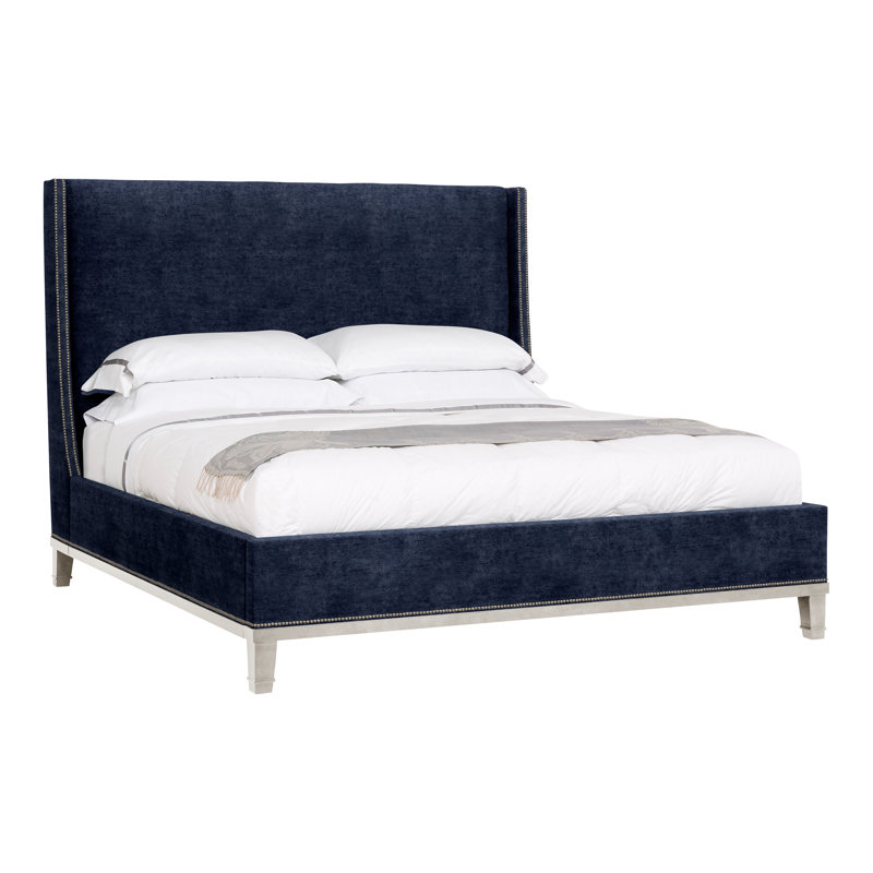Michael Weiss Cleo California King Bed, Worthy Snow, Casa Blanca, Yes