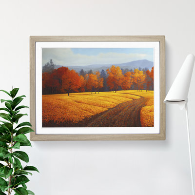 Angelical Autumn Forest - Framed Print