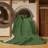 Machine Washable Solid Green Area Rug-1700643151