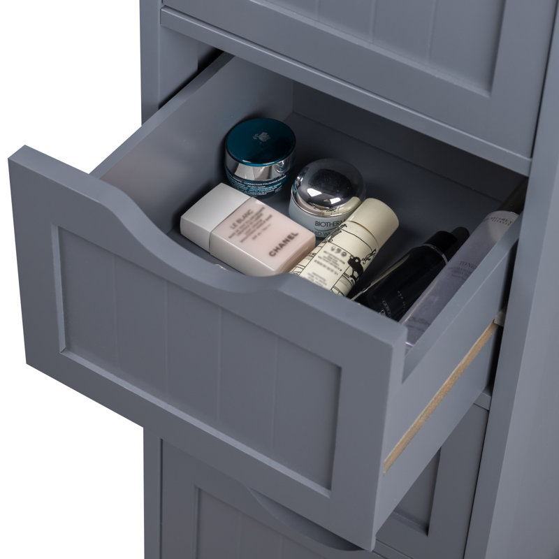 Eldersburg Bathroom Shelves, Grey