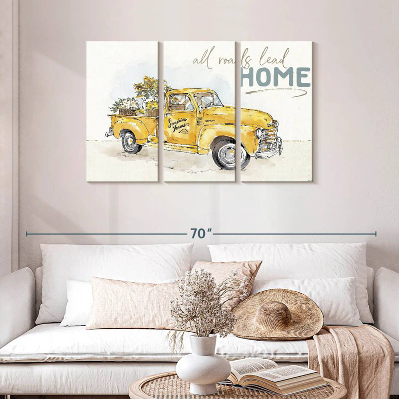 Tergel Farmhouse Flea Market I, 28" H x 45" W