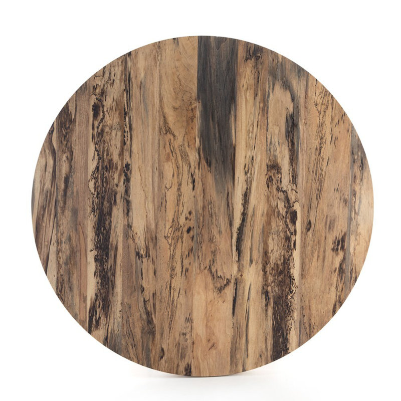Hudson Round Dining Table, Spalted Primavera