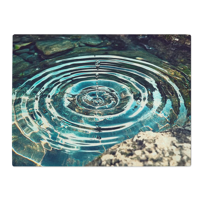 Water Ripples Vol.4  Glass Chopping Board