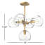 Lustre spoutnik 5 lumières Willow-66310530-66310531