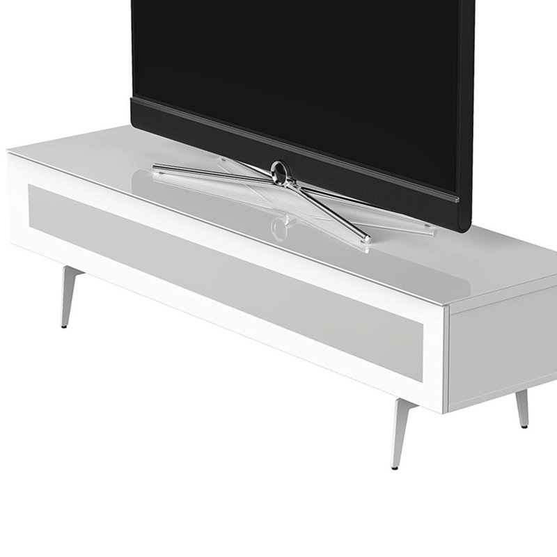 Mcmartin 65'' Media Console, White/White