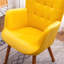 Indoor Modern Chair, Tufted Accent Chair With Ottoman-494903082