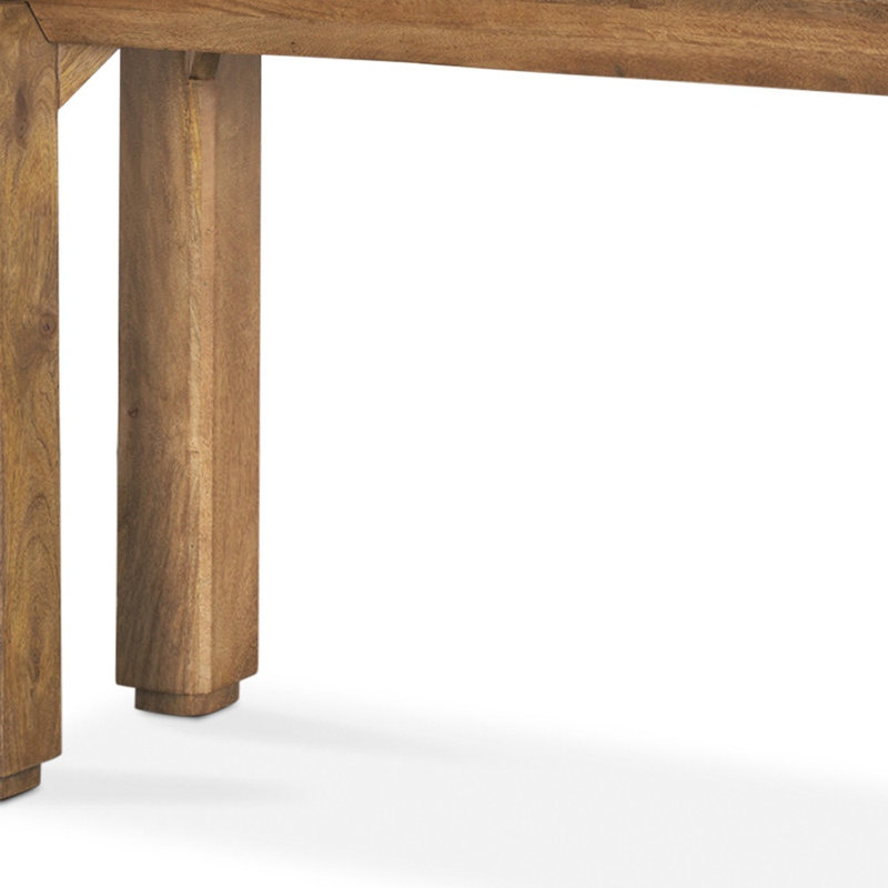 Console 60 po en bois massif brun