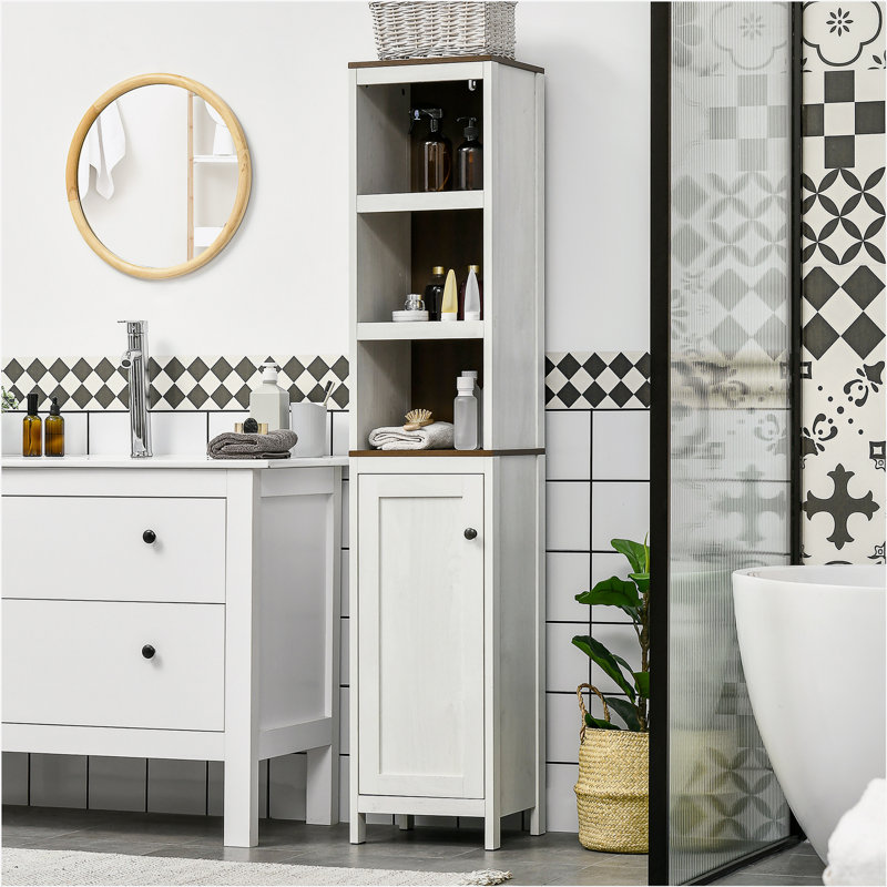 Bathroom Cabinet, White