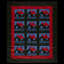 Antique Quilt America Blue 1920s Rug