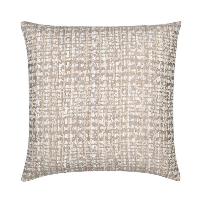 Channel Woven Square Accent Pillow Cover & Insert, Sable, Square 20"