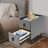 LED Smart Bedside Table Wireless Charging 2 Drawers