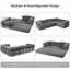Canapé-lit modulaire modulaire en L 4 po-1705488393
