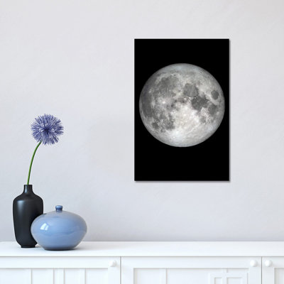 The Moon 1 Piece Wrapped Canvas Wall Art