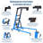 440 lb Collapsible Topside Engine Creeper Work Platform, Adjustable Height 45-66 in