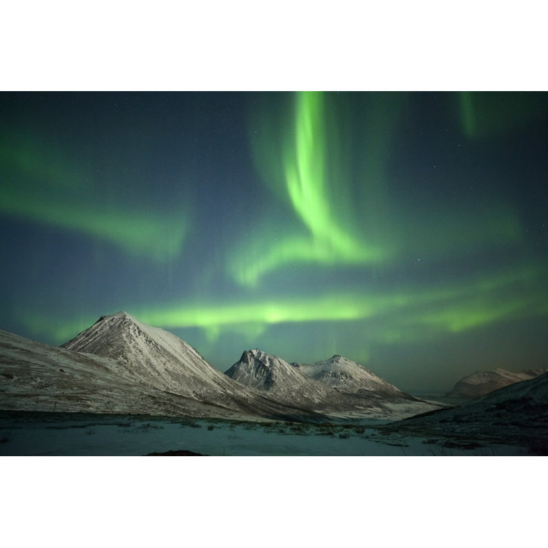 Aurora Borealis, Tromsã¸ - Wrapped Canvas Art Prints, 81cm H x 122cm W x 3.8cm D