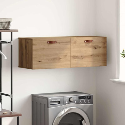 vidaXL Wall-Mounted Cabinet Wall-mounted Engineered Wood Storage Furniture