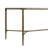 Rivet Modern Industrial Manufactured Wood Dining Table with Hammered Metal Base-1459773619