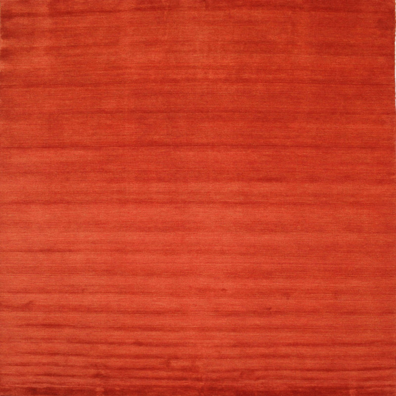 Tapis de zone rouge pourpre contemporain, Carré 7 pi