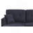 Sectional Sofa Bed, Dark Blue